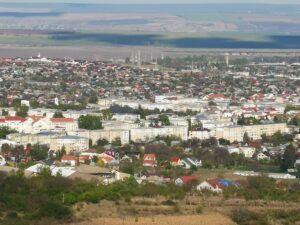 Vedere panoramica a Municipiului Husi